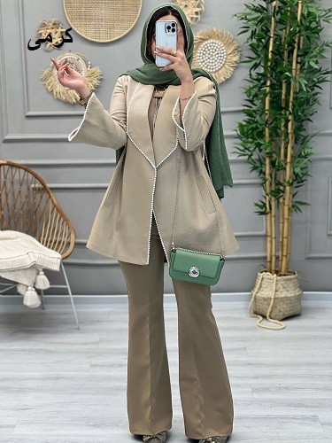 1099- مانتو کتی مروارید