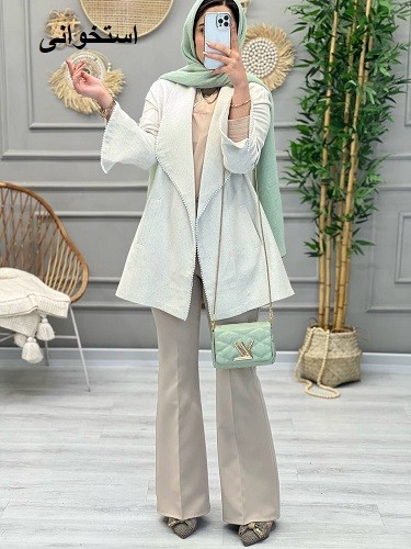 1099- مانتو کتی مروارید