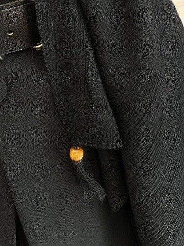 0221- شال مشکی بهاری (ویژه محرم)