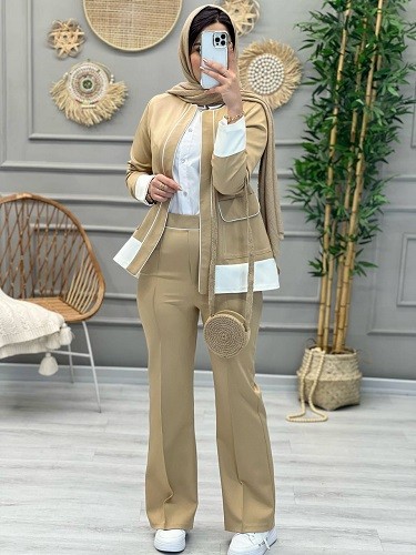 1138- کت و شلوار سروین