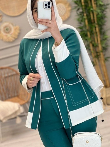 1138- کت و شلوار سروین