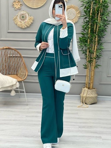 1138- کت و شلوار سروین