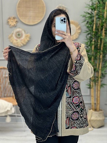 0223-شال دورزیپ برشکا لمه