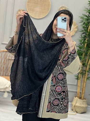 0223-شال دورزیپ برشکا لمه