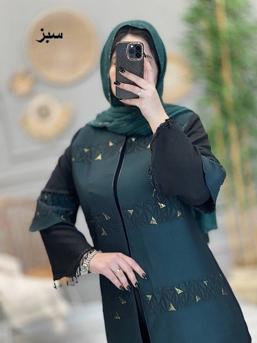 1141-مانتو مزونی ژاکارد شیکان