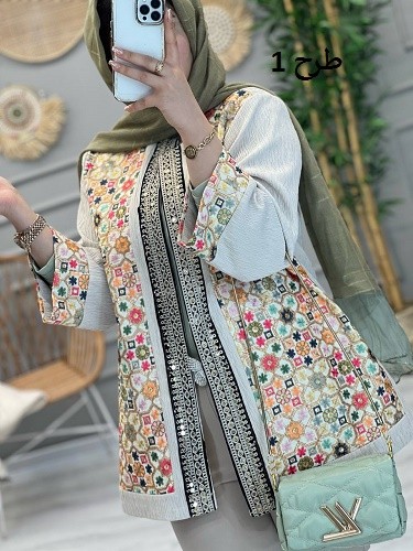 1151- مانتو سوزن دوزی نرمین