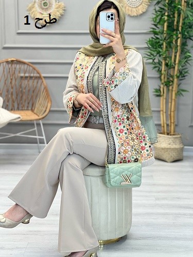 1151- مانتو سوزن دوزی نرمین