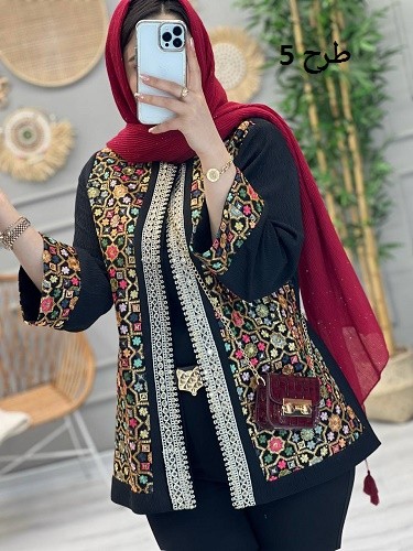 1151- مانتو سوزن دوزی نرمین