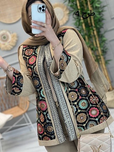 1151- مانتو سوزن دوزی نرمین