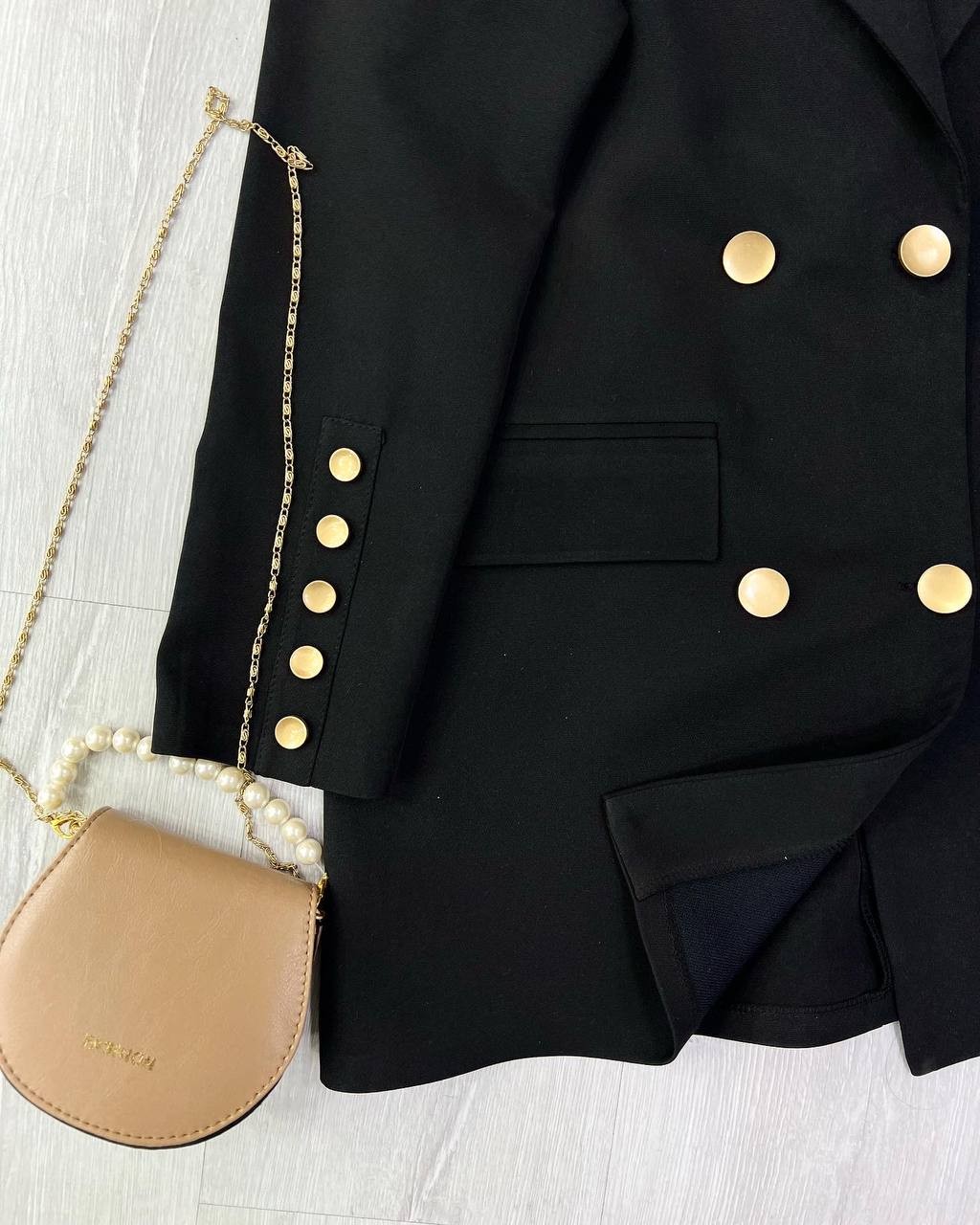 1155_کت و شلوار مزونی تیفانی مشکی