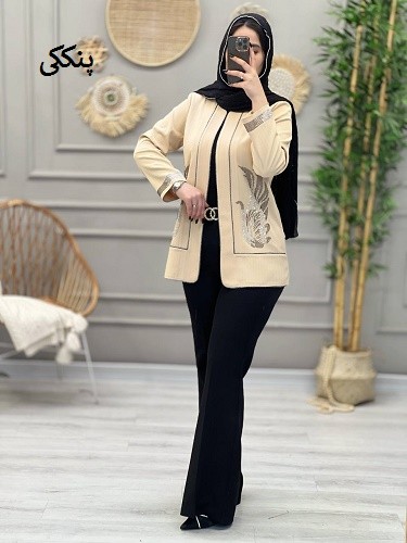 1083- مانتو مزونی ماهرو