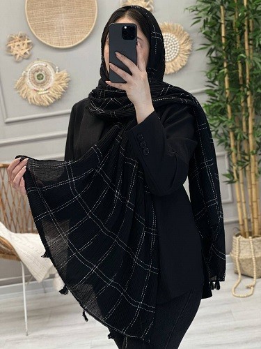 0232- شال مشکی زارا