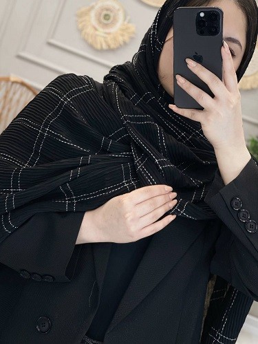 0232- شال مشکی زارا