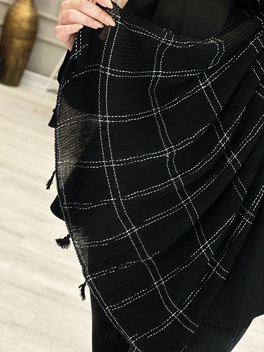 0232- شال مشکی زارا