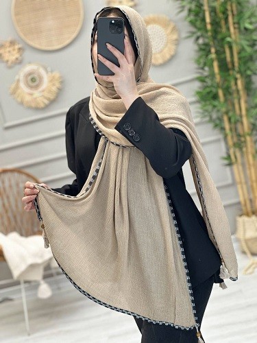 0233- شال کرم دورگان