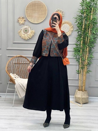 1157-کت دامن مزونی بانو