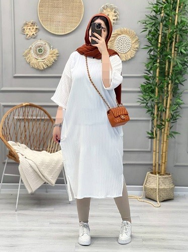 1158- کفتان بلند فلورا