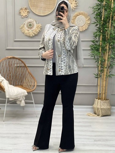 11167- کت ژاکارد تینا