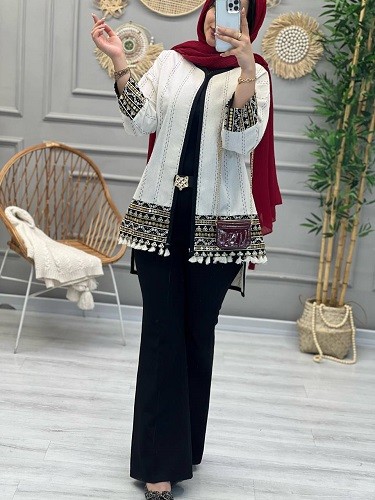 1173_ مانتو مزونی ناره