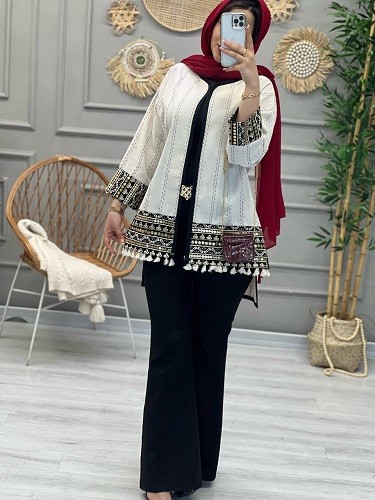 1173_ مانتو مزونی ناره