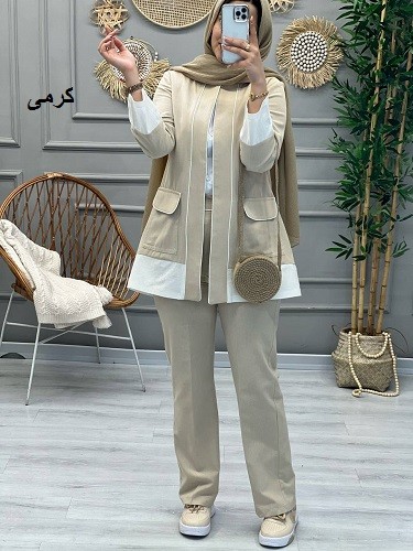 1177-کت و شلوار مزونی لمیس