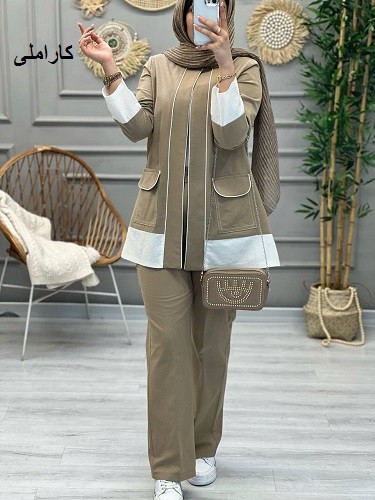 1177-کت و شلوار مزونی لمیس