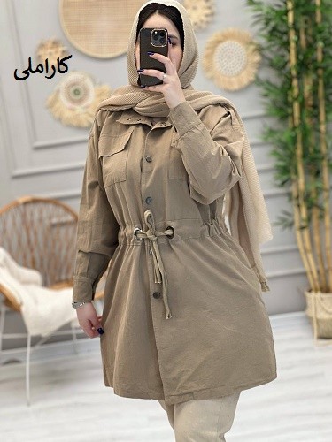 1179-مانتو کتان سایدا