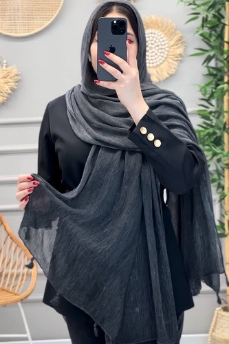 0244-شال فلورانس ذغالی