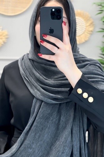 0244-شال فلورانس ذغالی