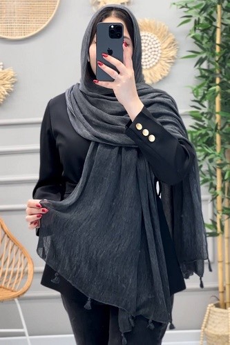 0244-شال فلورانس ذغالی