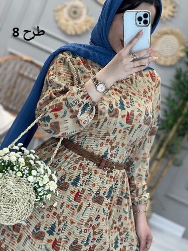 1199-مانتو پیراهنی پلیسه