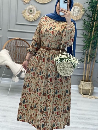 1199-مانتو پیراهنی پلیسه