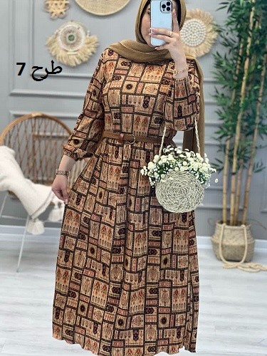 1199-مانتو پیراهنی پلیسه