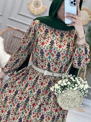 1199-مانتو پیراهنی پلیسه