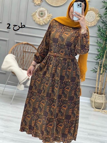 1199-مانتو پیراهنی پلیسه