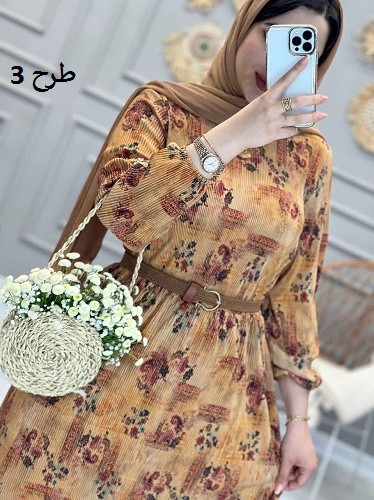 1199-مانتو پیراهنی پلیسه