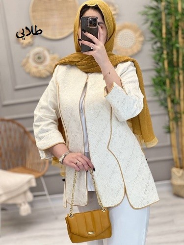 1205-کت ژاکارد لیندا