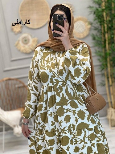 1209-پیراهن بلند مینیکا