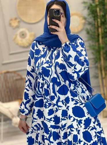 1209-پیراهن بلند مینیکا