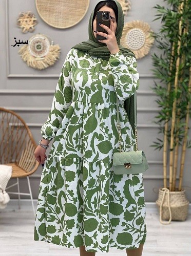 1209-پیراهن بلند مینیکا