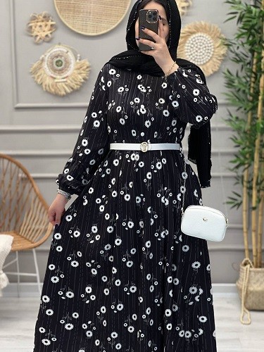 1211-پیراهن بلند بابونه