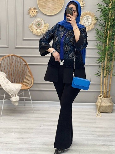 1213-کت سوزن دوزی شانتون