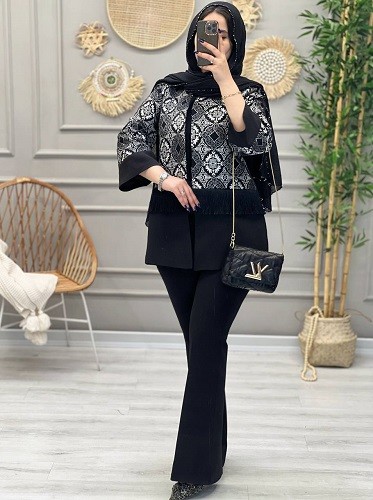 1213-کت سوزن دوزی شانتون