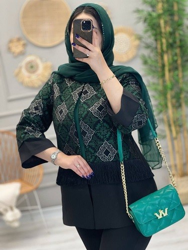 1213-کت سوزن دوزی شانتون