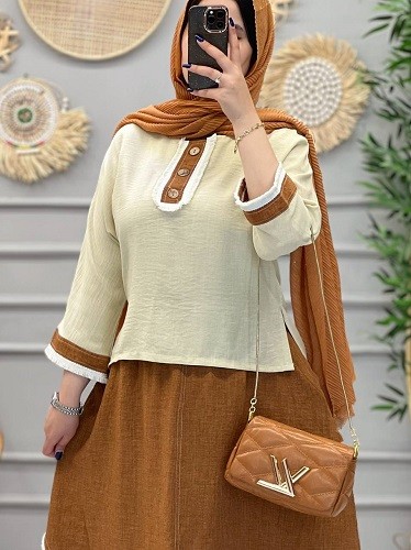 1216-شومیز دامن نادیا