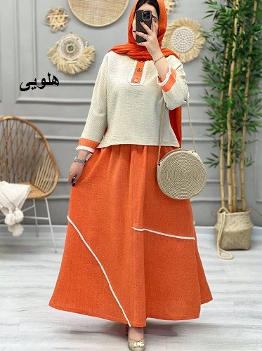 1216-شومیز دامن نادیا