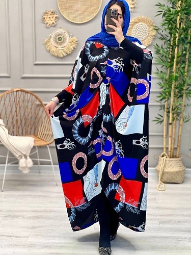 1219- عبایی طرحدار