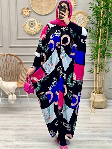 1219- عبایی طرحدار