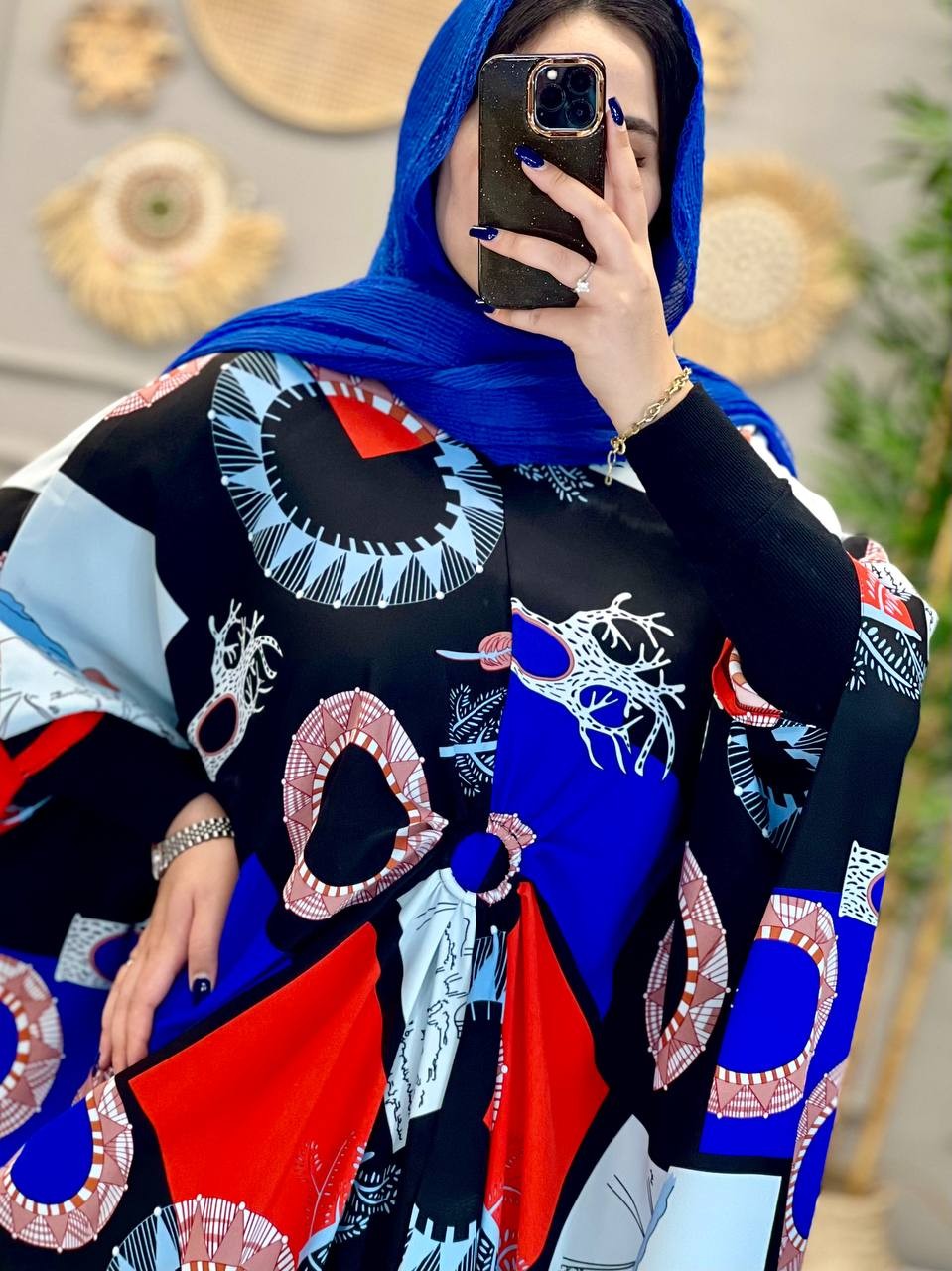 1219- عبایی طرحدار