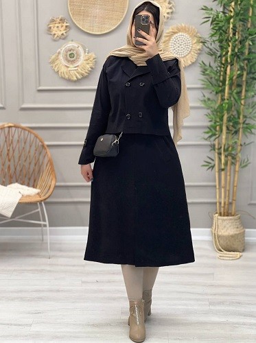 1225- مانتو دوتکه زارا